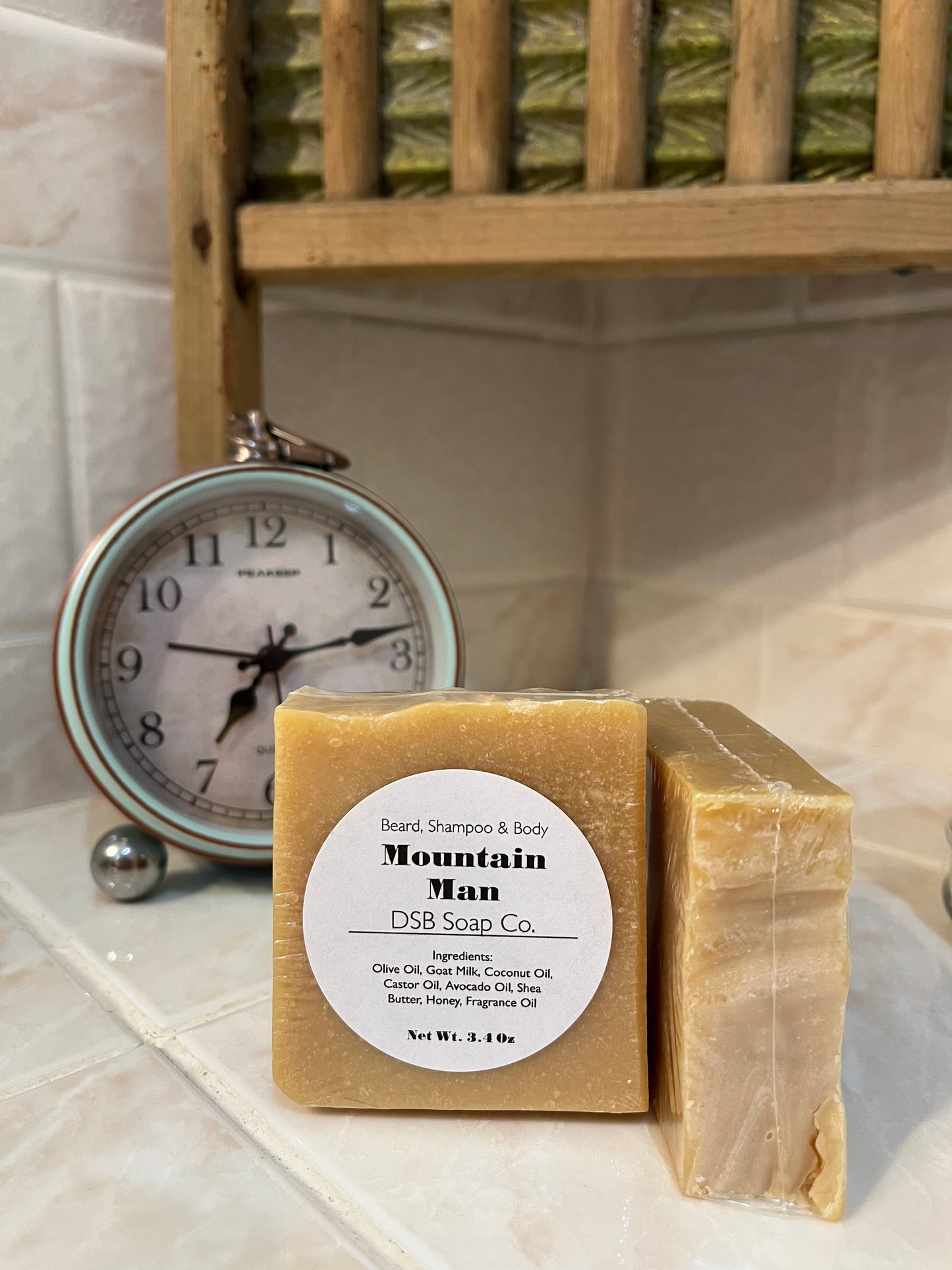 Mountain Man Beard Shampoo & Body Bar - Goat Milk Soap