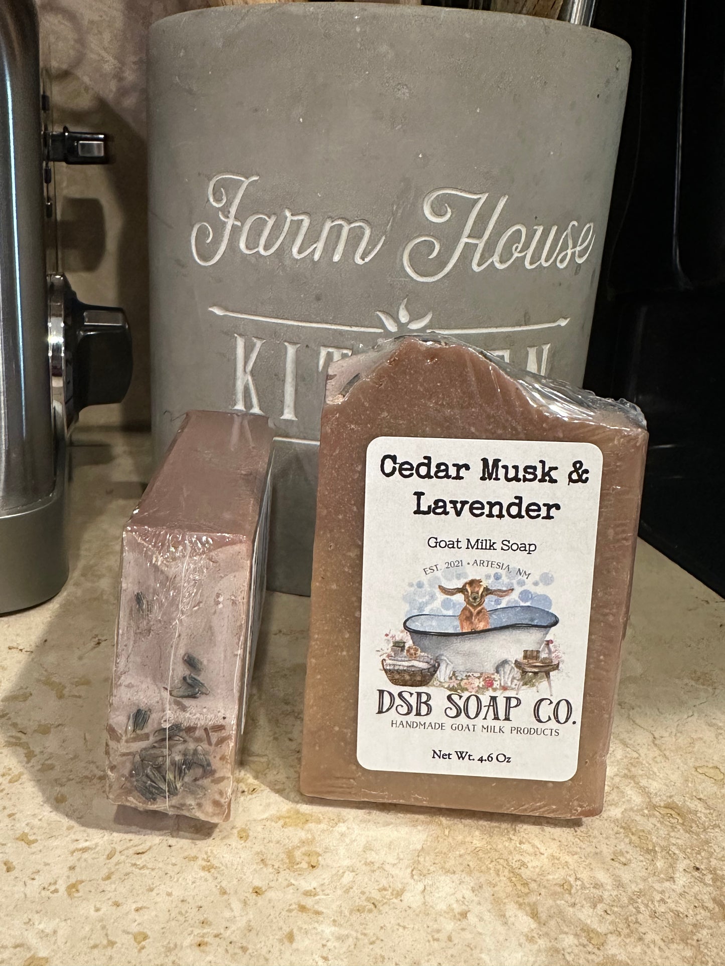 Cedar Musk & Lavender Goat Milk Soap