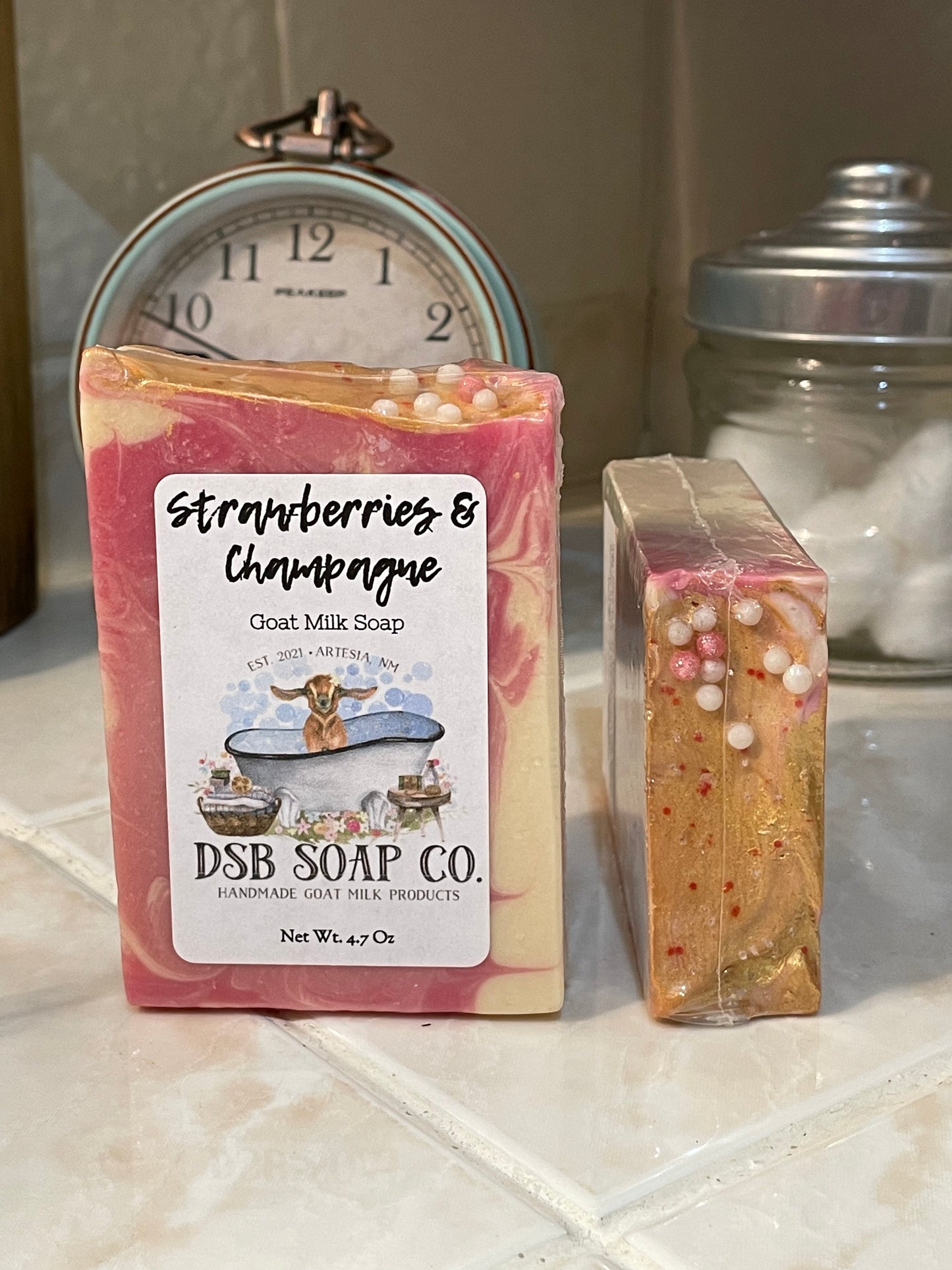 Strawberries & Champagne Goat Milk Soap